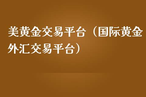黄金外汇缩写(黄金外汇英文缩写)