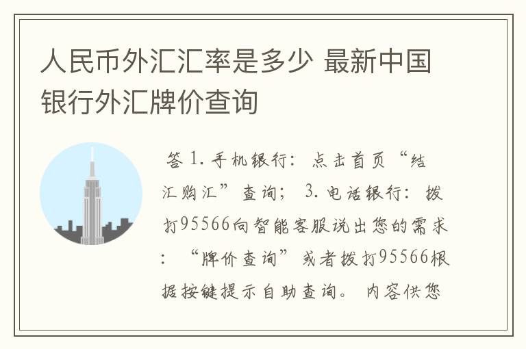 个人兑换外汇(个人兑换外汇的规定)